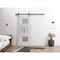 Vdomdoors Sturdy Barn Door 36 x 80in, Nordic White W/ Frosted Glass, 6.6FT Rail Hangers Heavy Hardware Set SETE6933BD-B-NOR-36 - alternate 5